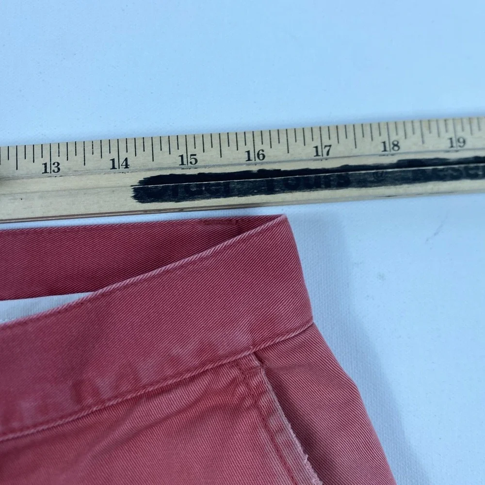 Polo Ralph Lauren Shorts Mens 33 Red Chino Flat Front Cotton Casual Summer